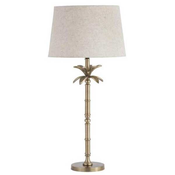 Table Lamp With Shade- Natural Linen