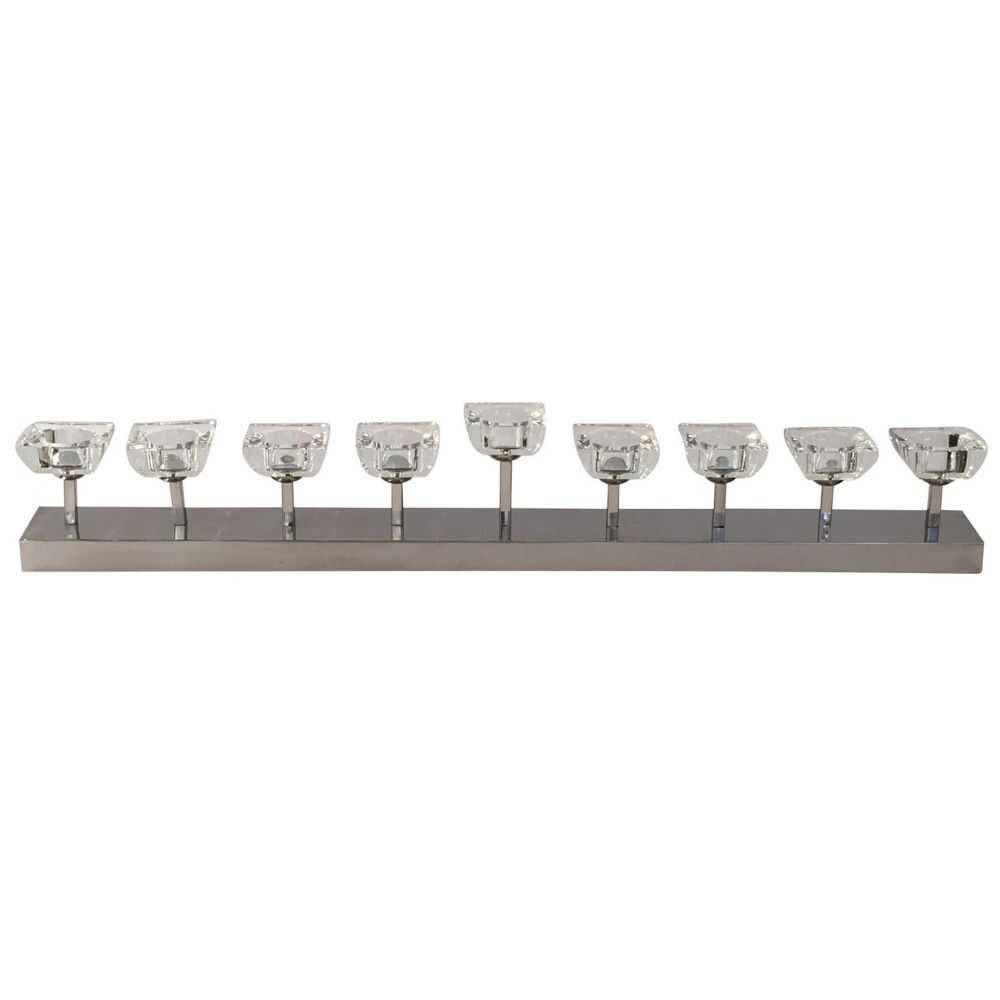 Nickle Plated Multi Candle Holder 2036 Lacasa Life