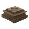 Antique Carved Pillar Candle Holder