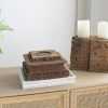 Antique Carved Pillar Candle Holder - Image 3