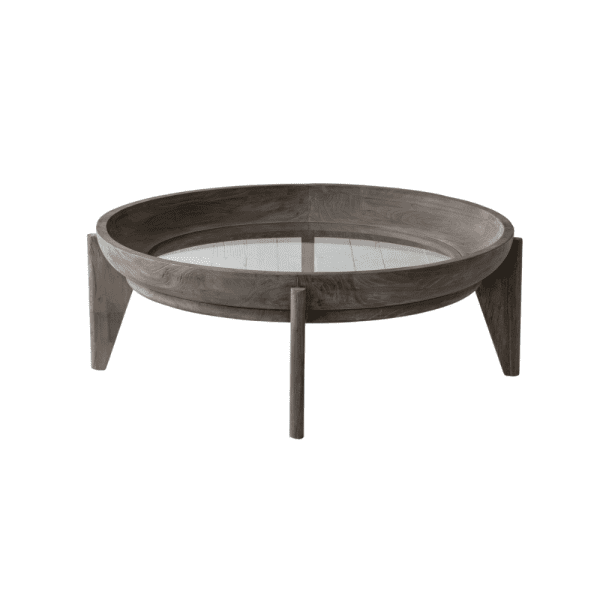 Santos Coffee Table Round Recycled Elm