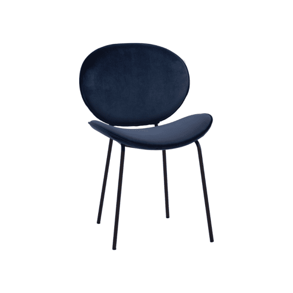 ORMER Dining Chair- Blue Velvet