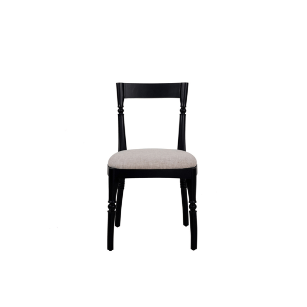 Provence Dining Chair Petite-Black - Image 2